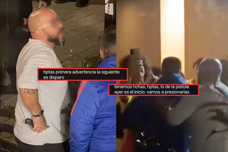 “Me apuntaron en la cabeza”: encañonaron a feminista en sede de Abelardo De la Espriella y luego la amenazaron