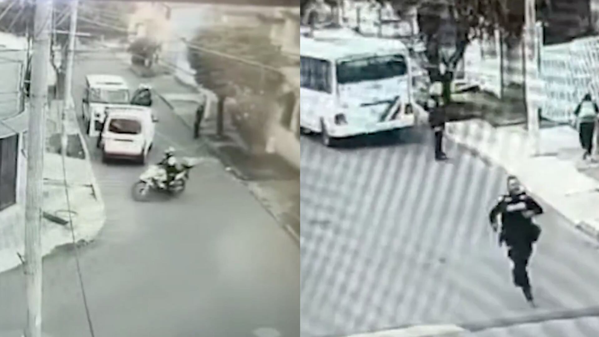 Capturan a ladrones de una casa que intentaban escaparse por el techo.