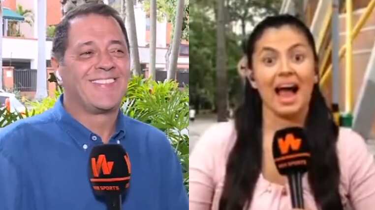 Tulio Gómez y su piropo a Sheyla García