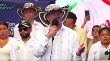 Foto Gustavo Petro envió dura indirecta a candidatos presidenciales desde Sincelejo: “Vampiros llenos de odio”.