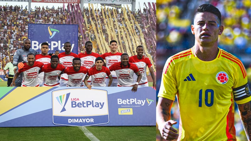 Desde Bogotá, James Rodríguez habló con un ‘viejo conocido’ de Santa Fe y se mandó tremendo ‘piropo’