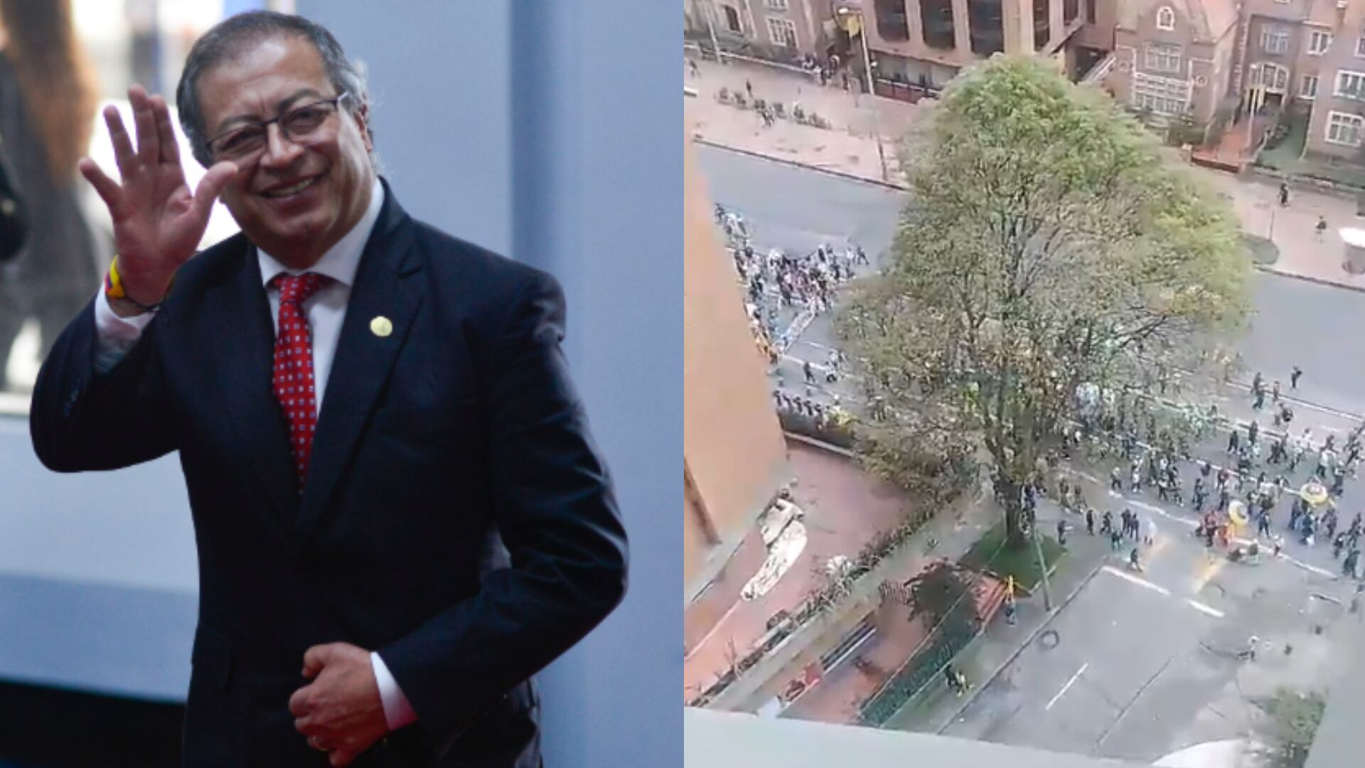 Petro reacciona a las manifestaciones en contra de su gobierno.