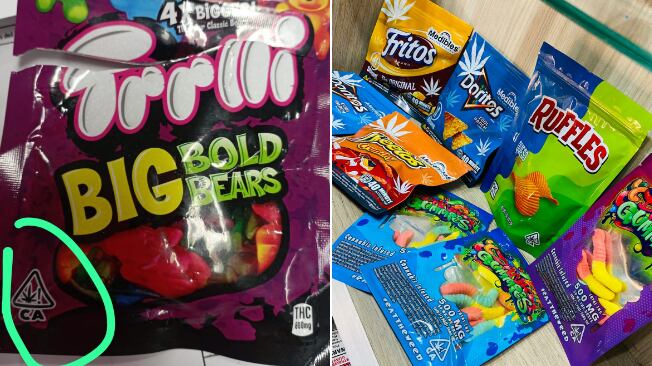 Alerta por paquetes con productos para niños que contienen droga