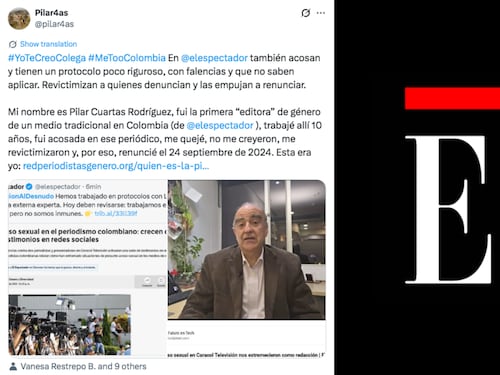 Señalan grave caso de violencia de género en El Espectador: presunto violador que trabajó allí estaría en El Colombiano