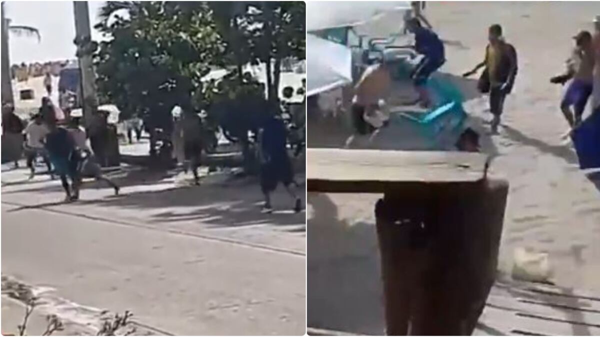 Hinchas de Millonarios causaron caos en Cartagena en donde hirieron a varios policías