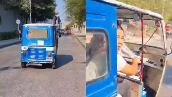 Motocarro en Soledad protagoniza persecución con agentes de tránsito.