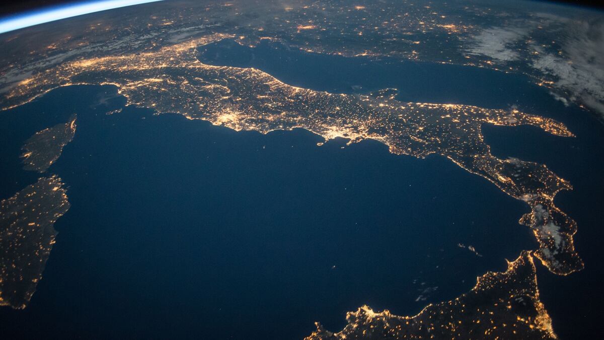 Imagem do planeta Terra visto do espaço