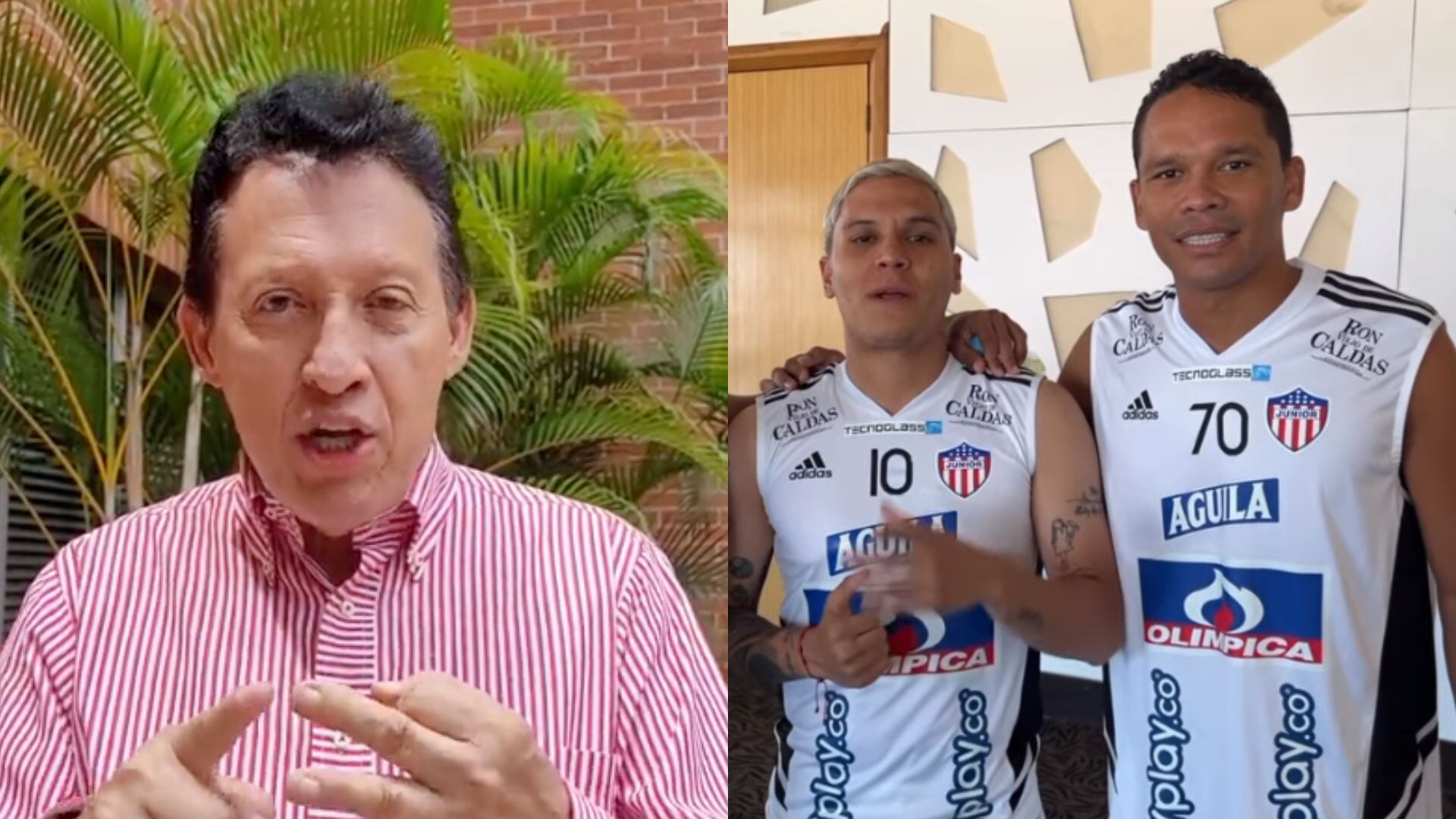 Óscar Rentería habló sobre la actualidad del Junior y le cayó con todo a Carlos Bacca.