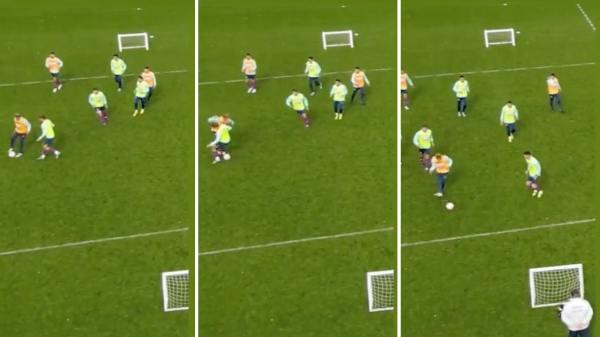 Jorge Carrascal está encendido y tiró magia en un entrenamiento.