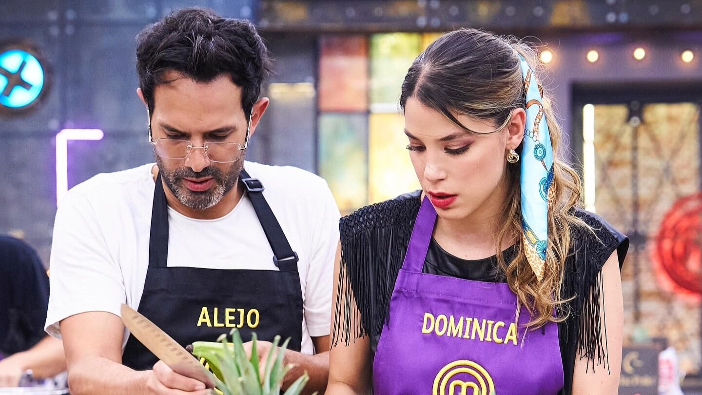 Dominica Duque dice que se la lleva bien con Alejandro Estrada en todo lo que hacen.