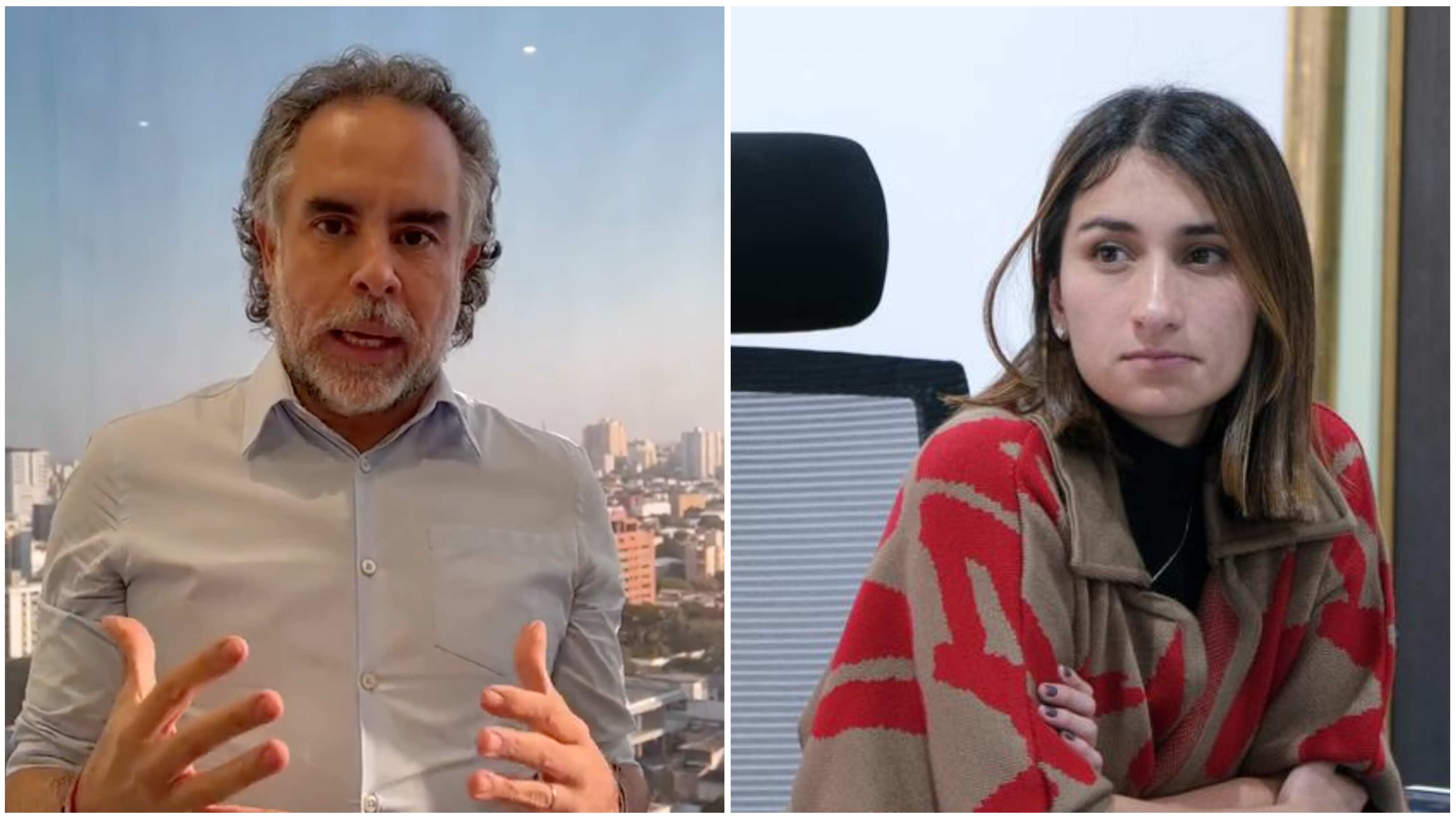 Armando Benedetti y Laura Sarabia