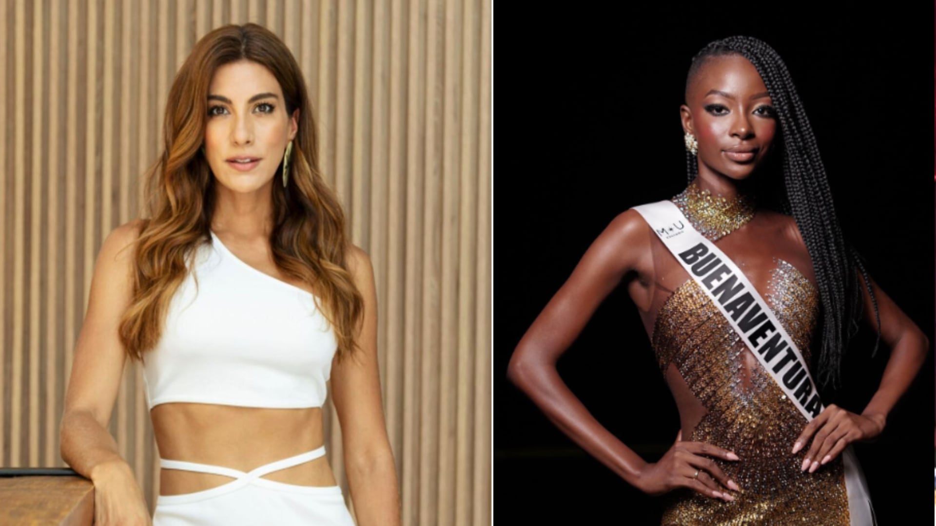 Andrea Serna llenó de halagos a Lina María Hurtado, Miss Buenaventura, dejando claro que era su favorita