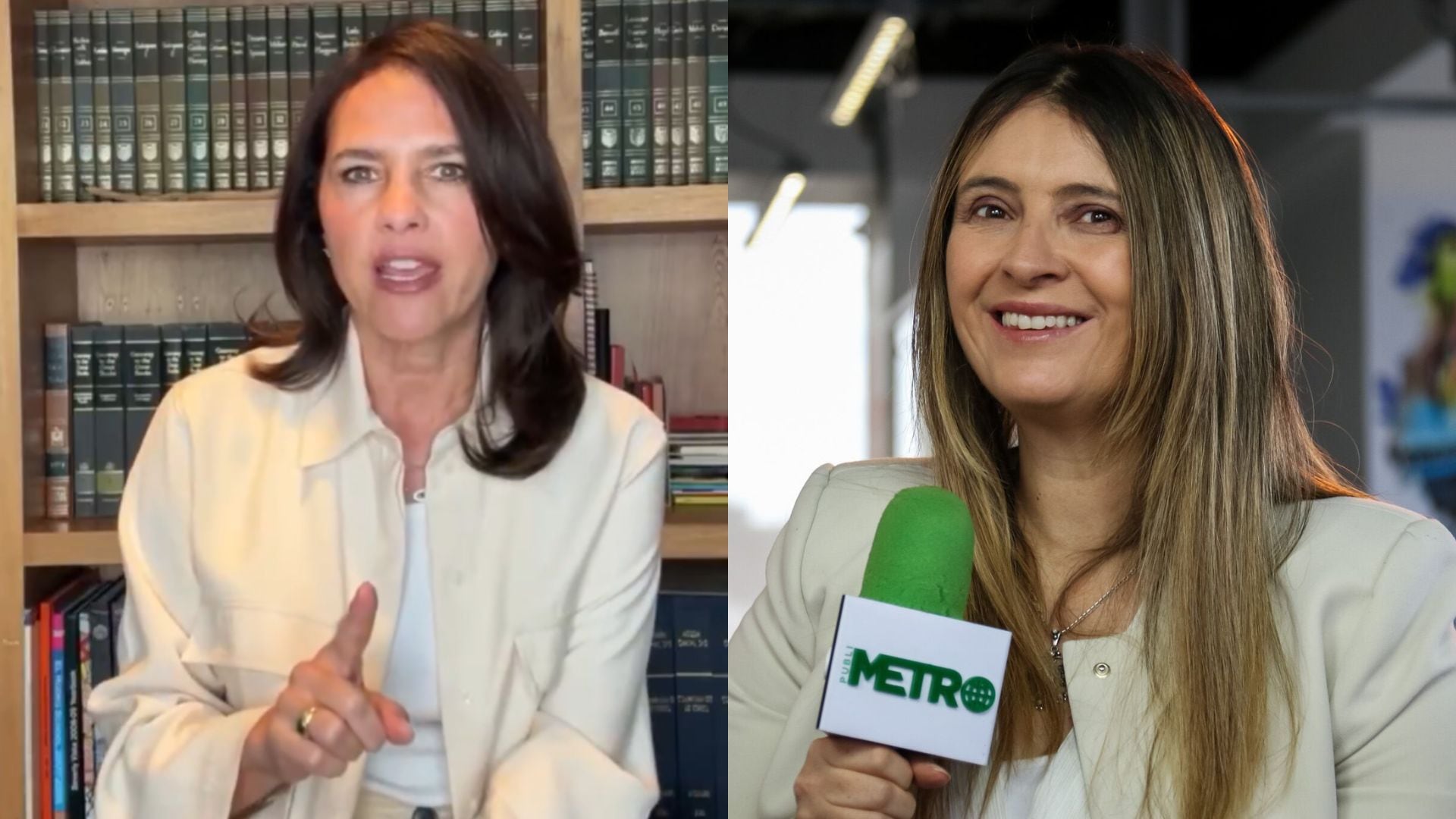 Paola Turbay y Paloma Valencia