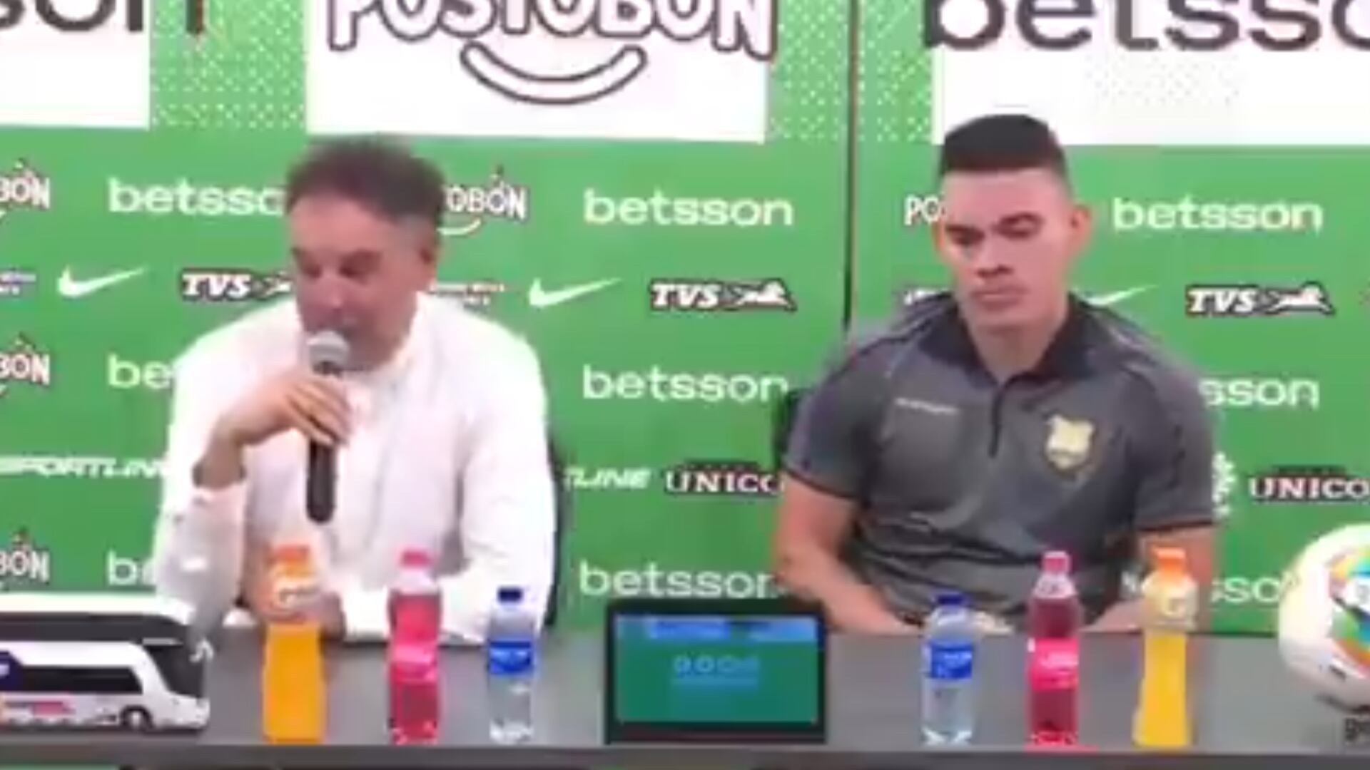 Rueda de prensa de Jonathan Risueño - Foto: Captura de pantalla de la rueda de prensa tomada el 9 de noviembre del 2025