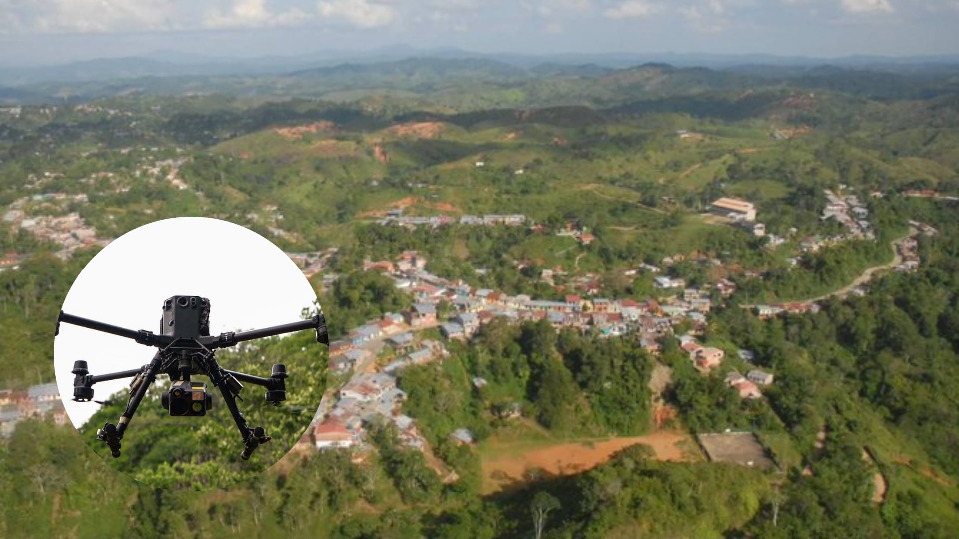 Tres personas murieron por dron con explosivos