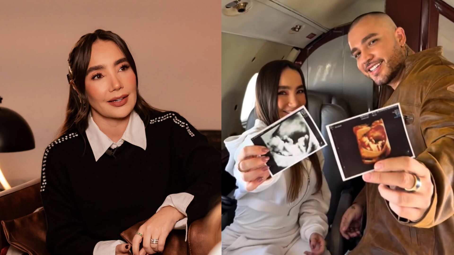 Paola Jara y Jessi Uribe con su embarazo