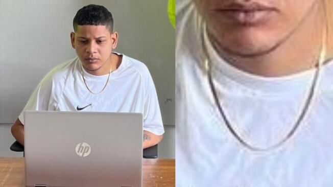 Presunto asesino de El Pibe lució cadena de oro en audiencia de imputación de cargos.