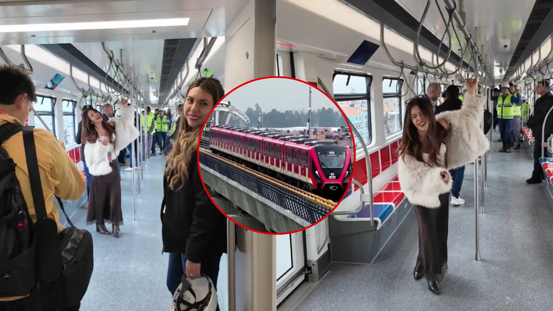 Metro de Bogotá - Fotos: Redes sociales de Gustavo Gómez y del Metro el 30 de mayo del 2026