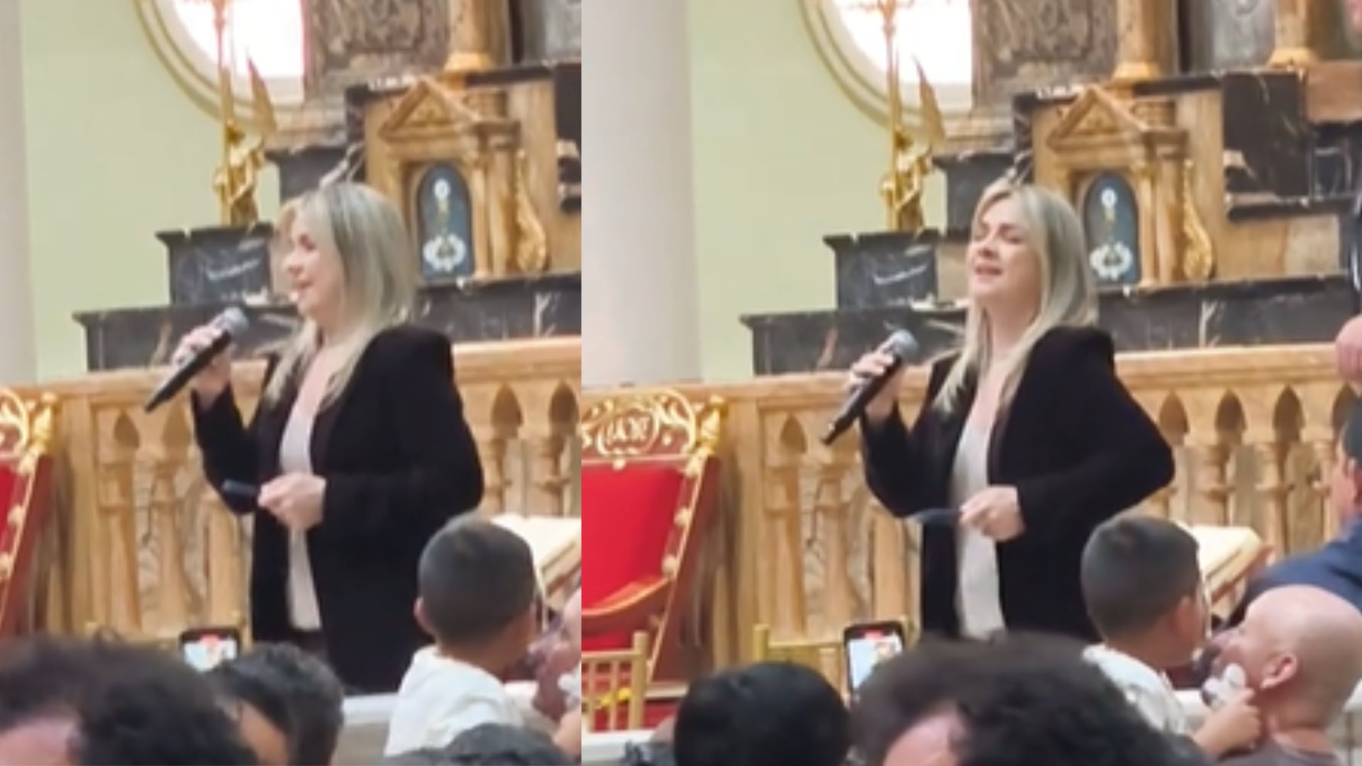 Vicky Dávila dio concierto en la iglesia de Chiquinquirá en Boyacá