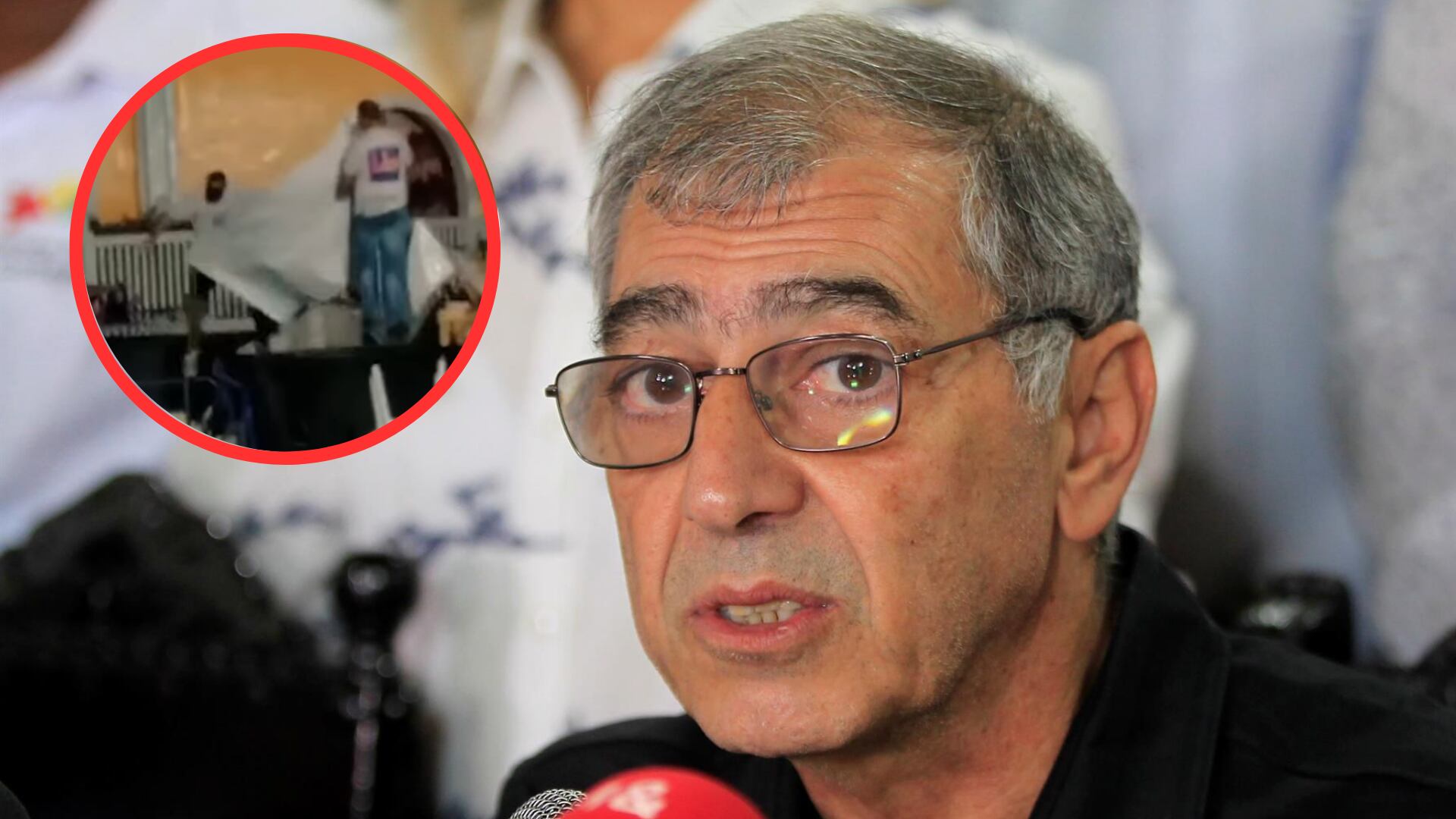 William Dau, Alcalde de Cartagena, se cayó en acto público