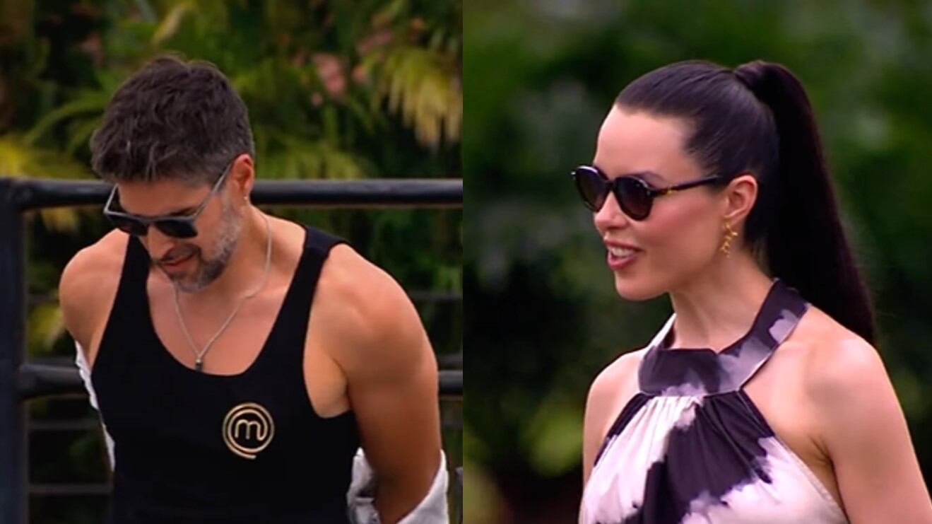 Adria Marina le echó flores al plato de Juan Pablo Llano, pero no le alcanzó.