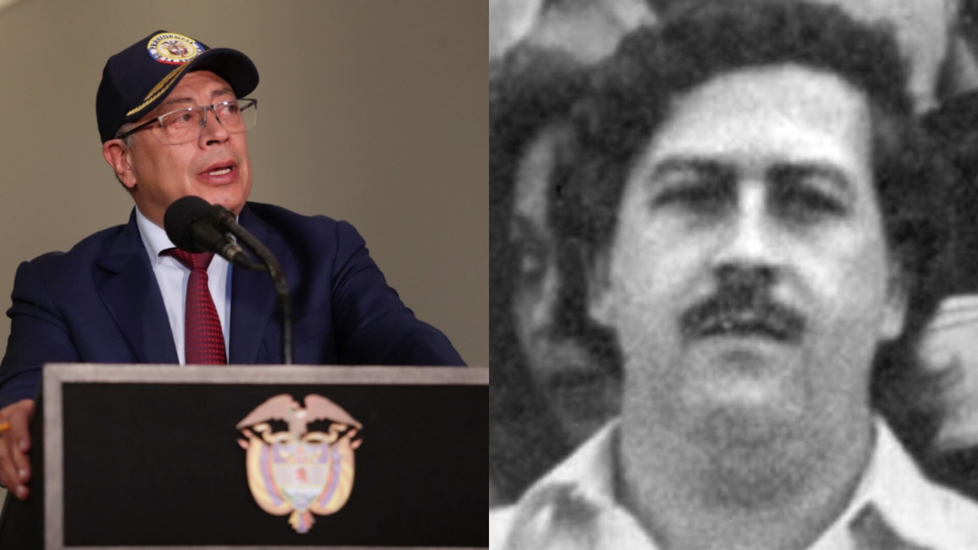 El presidente Gustavo Petro se refirió a Pablo Escobar al momento que anuncia una severa medida para presos que siguen delinquiendo desde la cárcel.