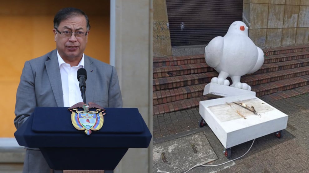 Petro opina sobre ataque a la paloma de la paz en Medellín