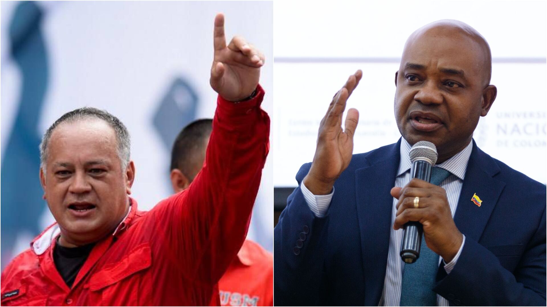 Diosdado Cabello acusa al canciller colombiano, Luis Gilberto Murillo, de trabajar para Estados Unidos (Archivo)
