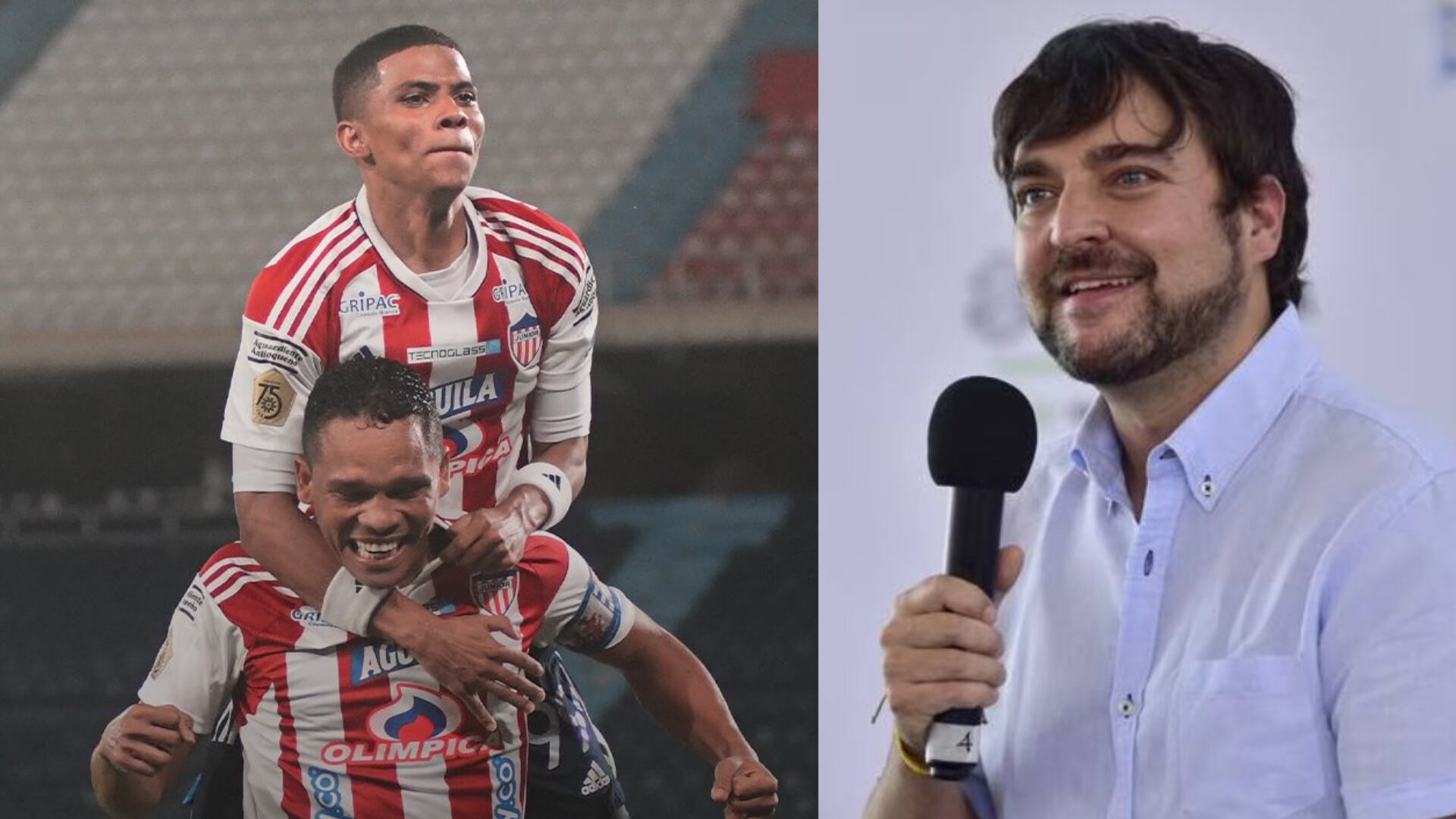 Jaime Pumarejo recibió críticas por presumir un camión de Junior en Estados Unidos