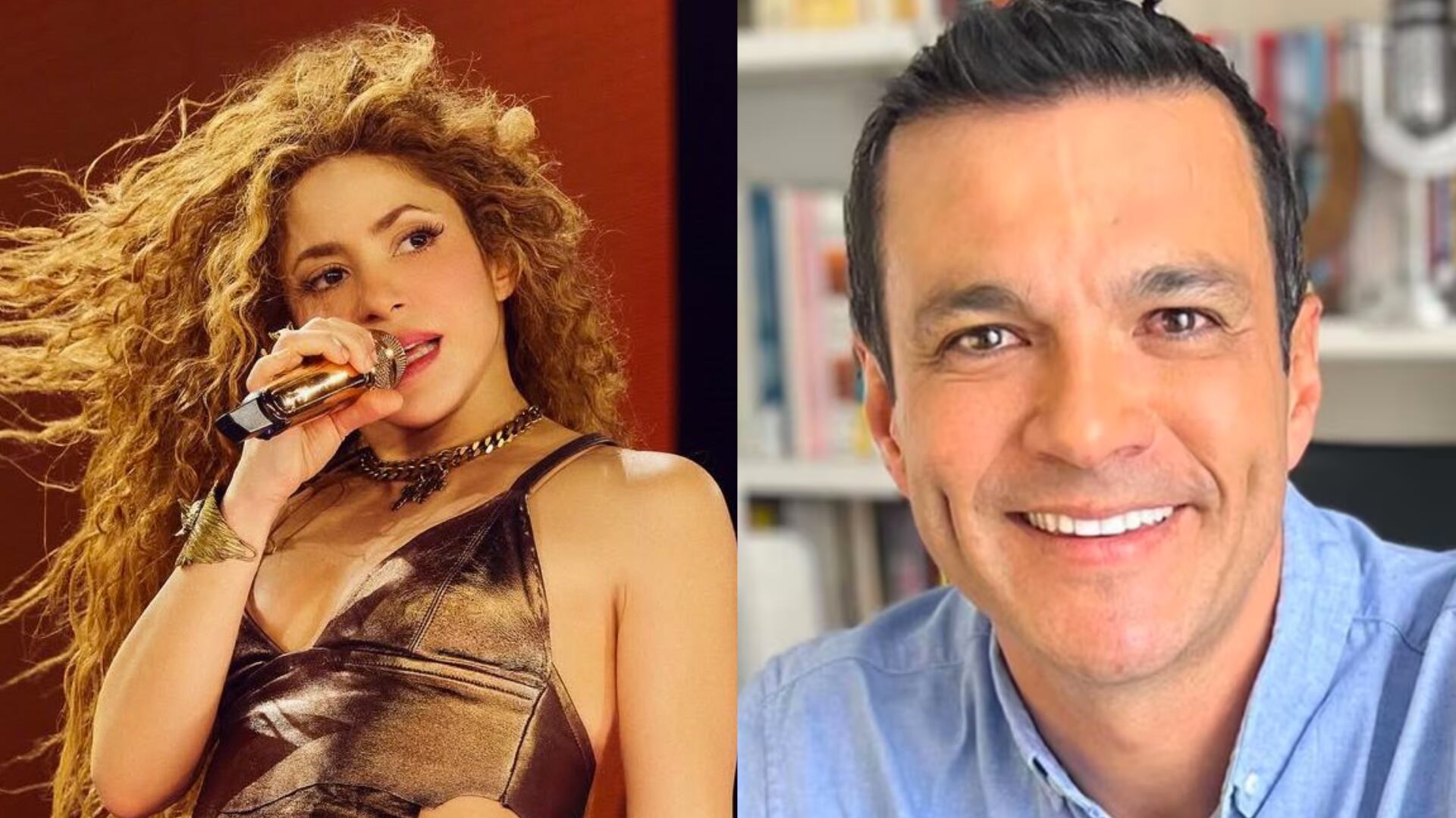 Así se disfrutó Juan Diego Alvira el concierto de Shakira con su esposa e hija