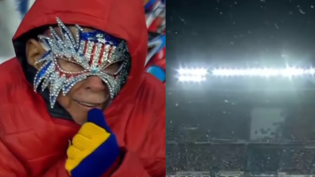 ¿Cayó nieve en Barranquilla Así se vivió el particular momento en el estadio Metropolitano