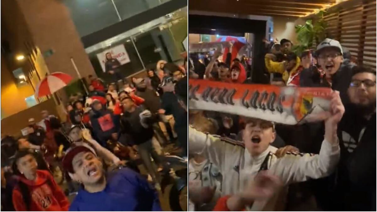 Hinchas de Santa Fe no aguantaron más y se tomaron el hotel de concentración