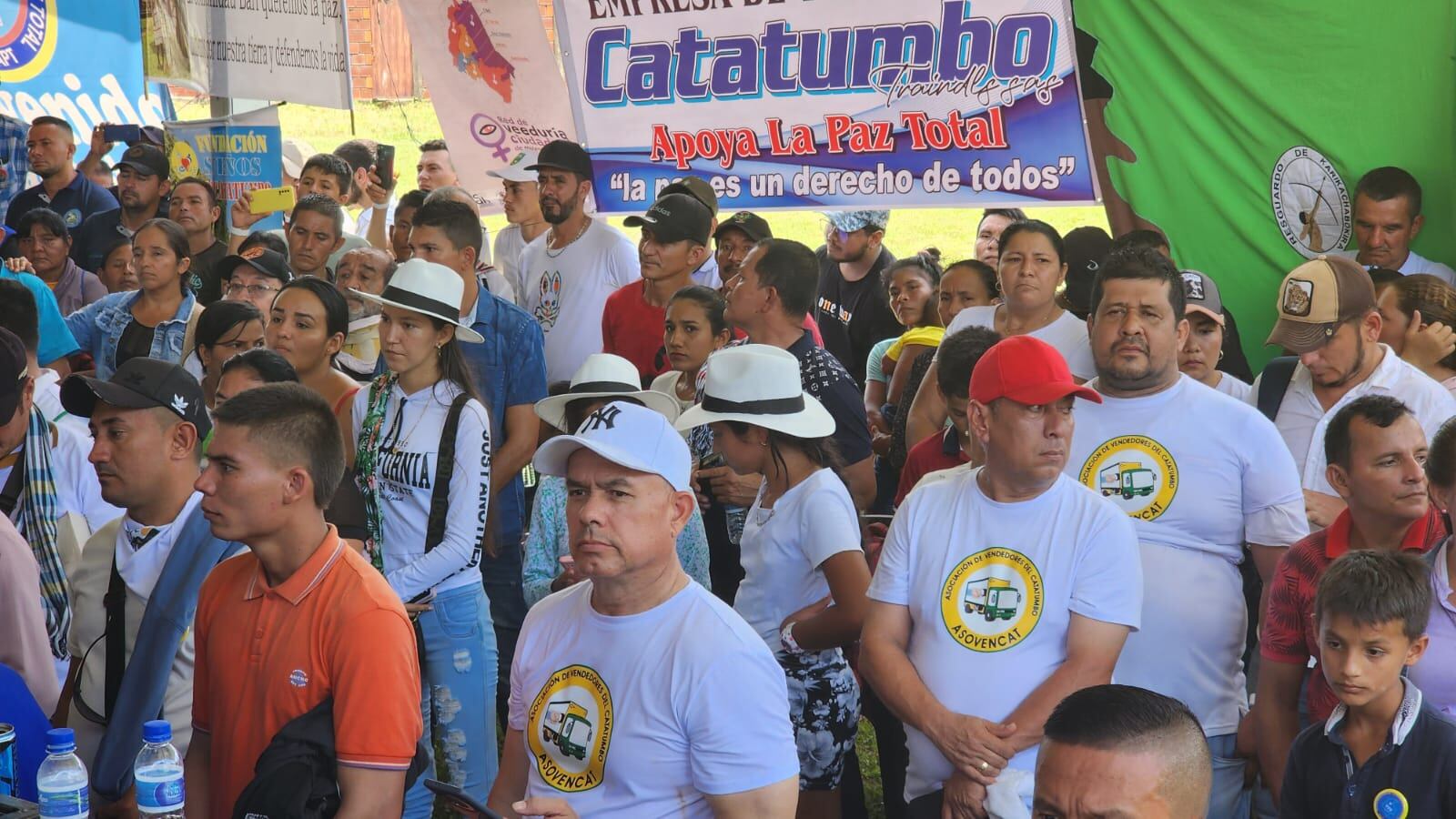 Instalación de la mesa de diálogo con las disidencias de las Farc en Tibú, Norte de Santander, Colombia