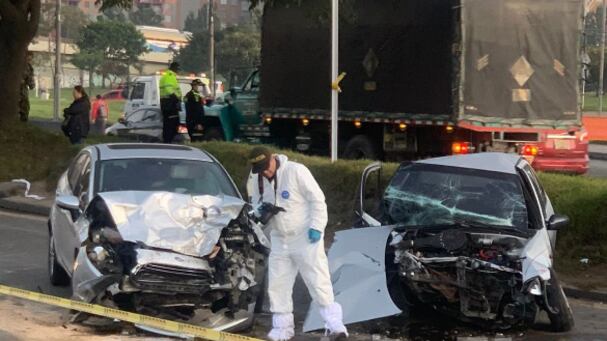 Accidente en Bogotá el 17 de febrero de 2023.