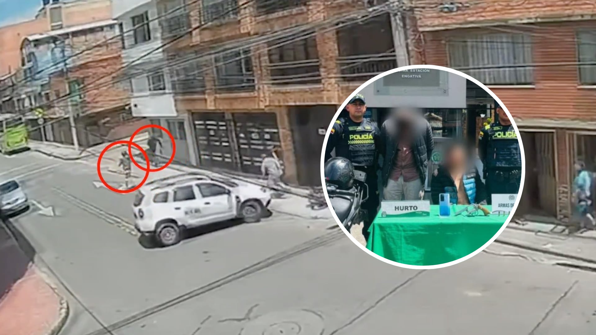 Hurto frustrado en Bogotá.