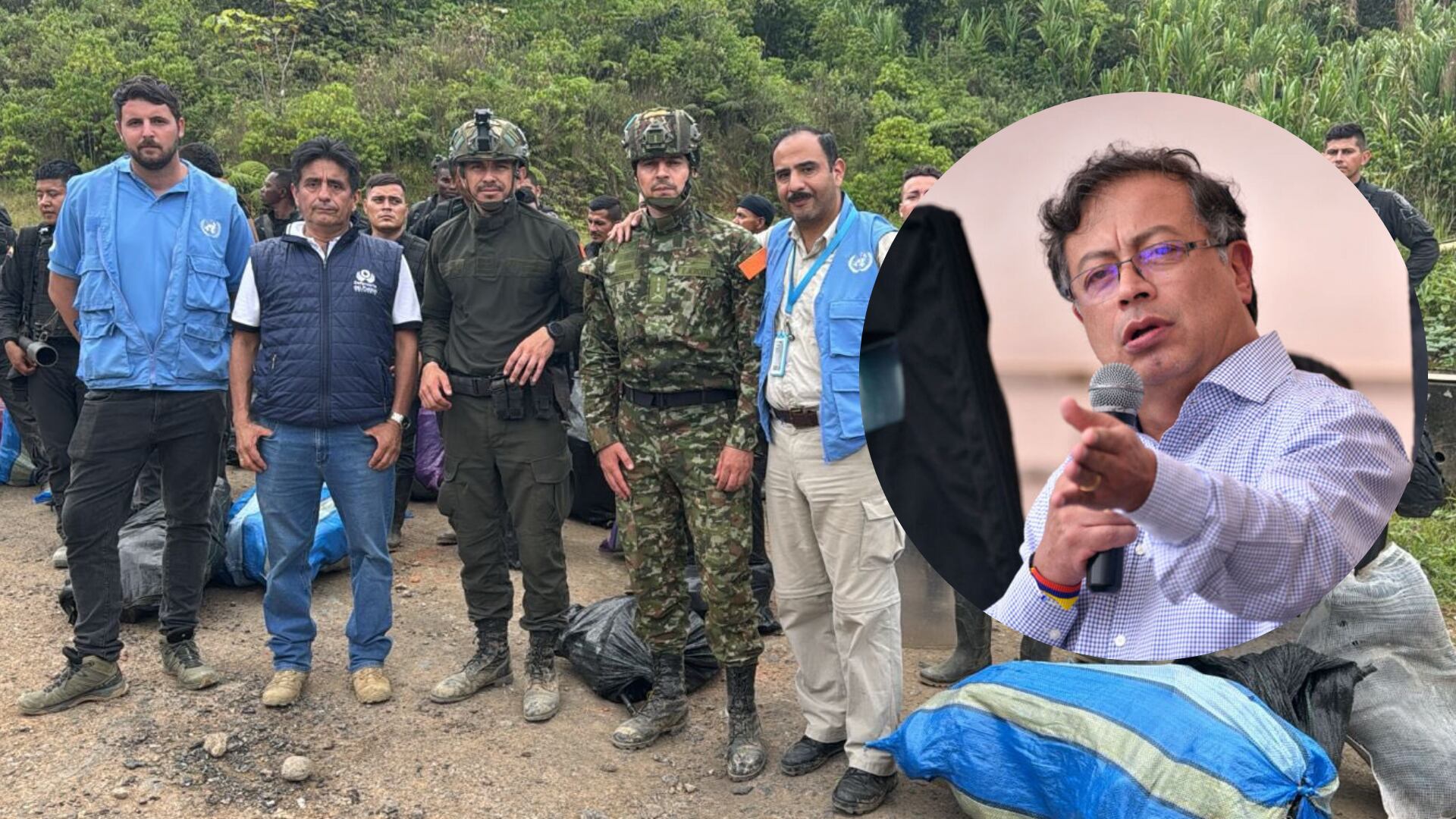 Gustavo Petro celebró la liberación de uniformados en El Plateado, Cauca