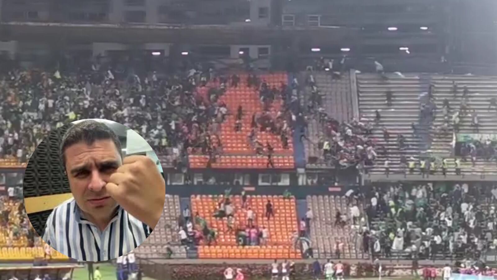 Juan Felipe Cadavid rechazó la violencia que se vivió el partido Nacional vs. Junior