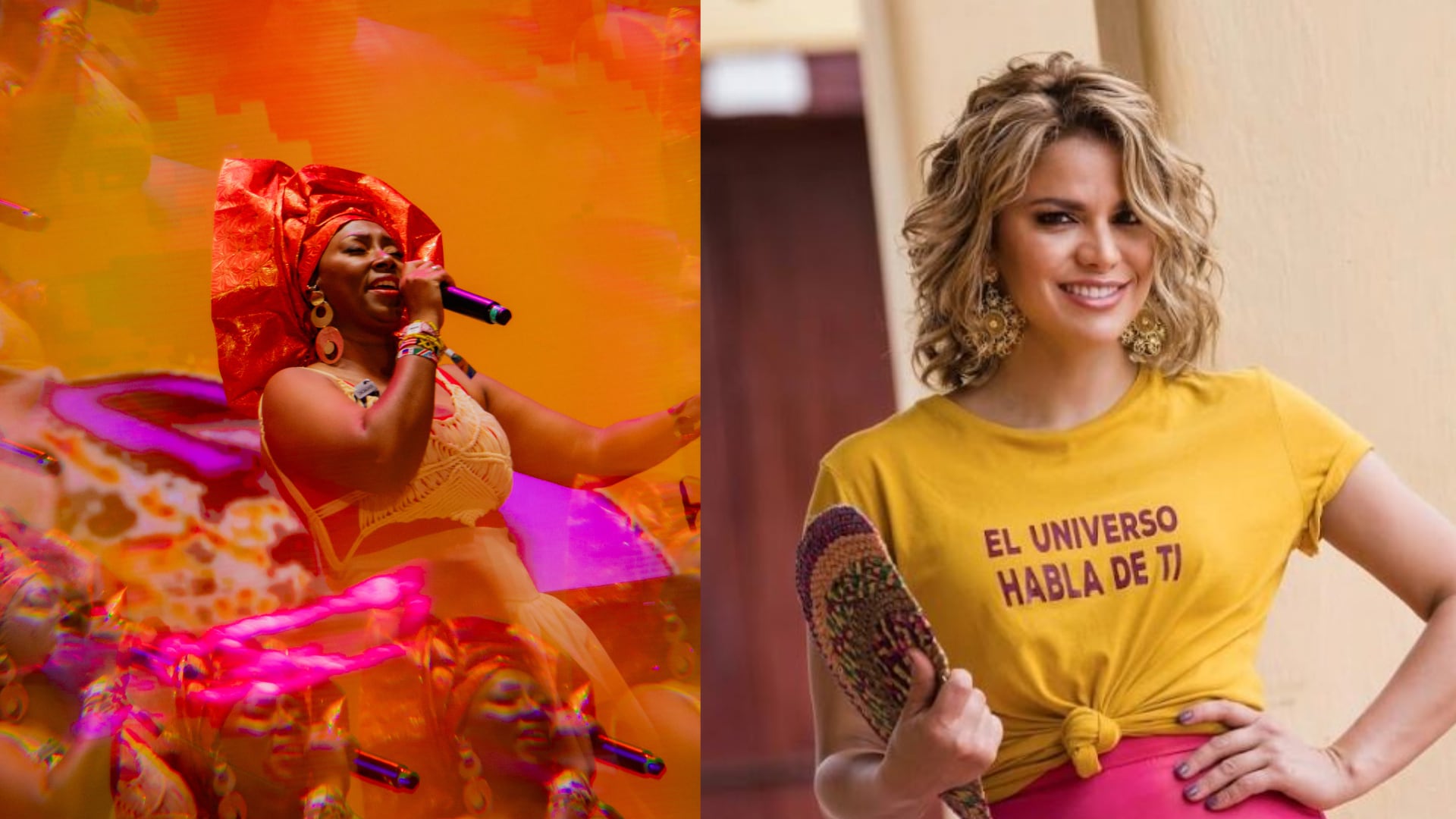 Adriana Lucia y Nidia Góngora