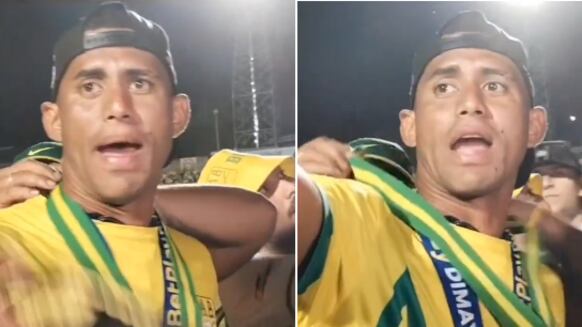 A Carlos Henao le robaron la medalla durante celebración