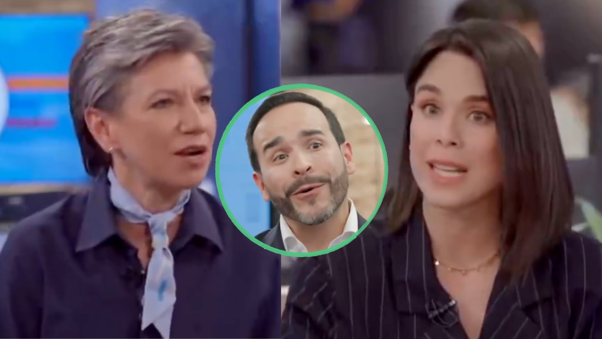 Claudia López tuvo encontronazo con Andreina de Noticias Caracol al hablar de Venezuela