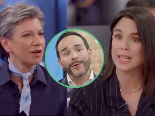 Claudia López hizo las mismas del ‘Tigre’ y tuvo encontronazo con Andreina Solórzano de Noticias Caracol