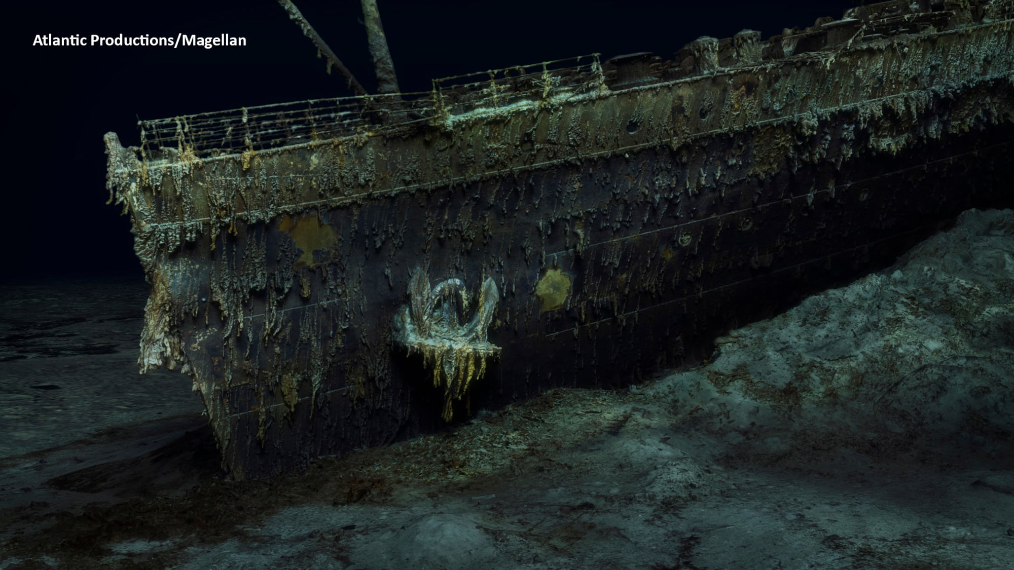 Investigadores de aguas profundas completaron el primer escaneo digital de tamaño completo del naufragio del Titanic, mostrando toda la reliquia con detalles y claridad sin precedentes