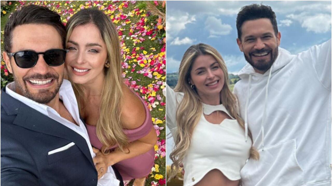 José Narvaez y Cristina Hurtado desde redes sociales