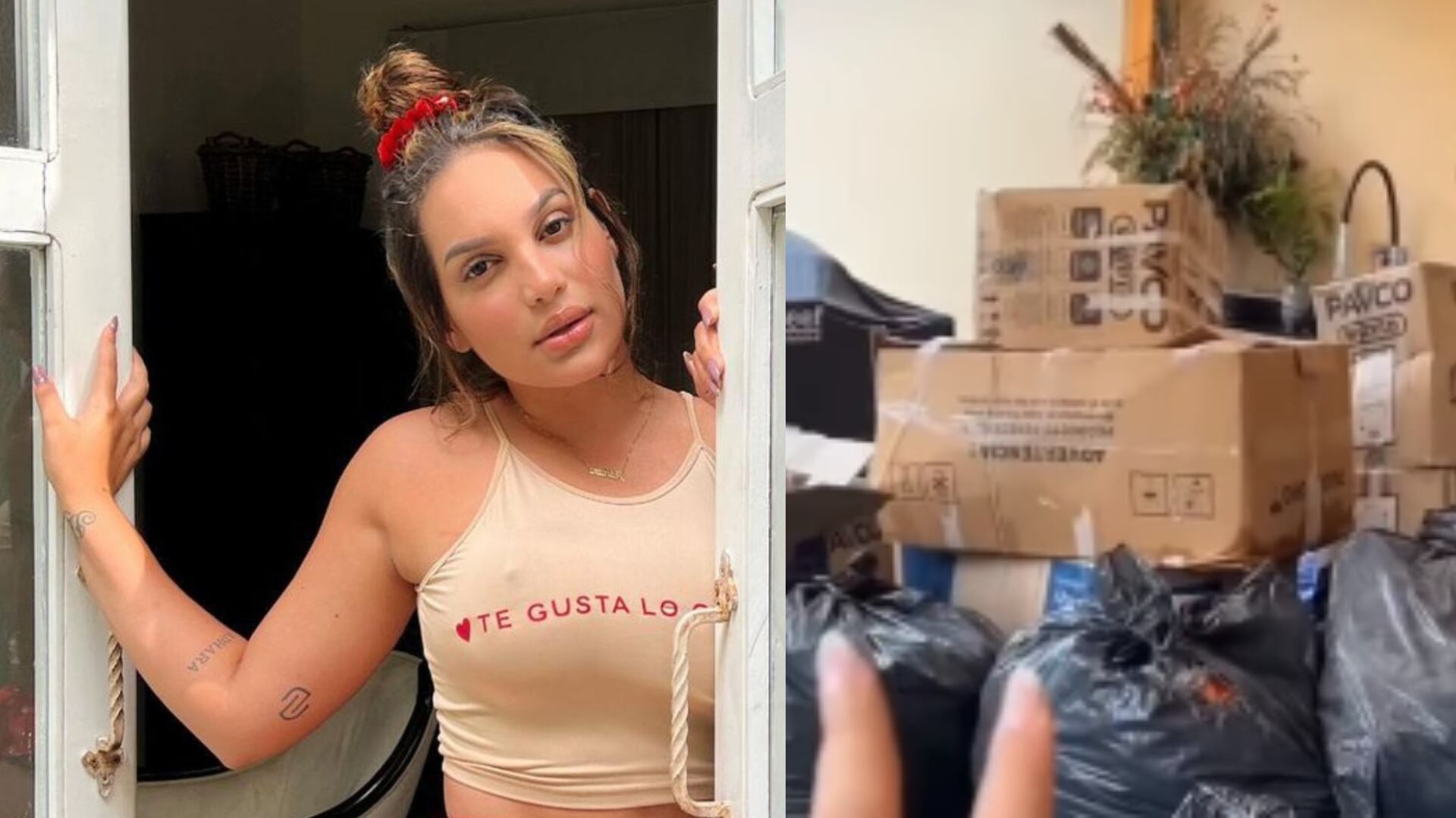 Andrea Valdiri haría venta de garaje con prendas que ya no usa