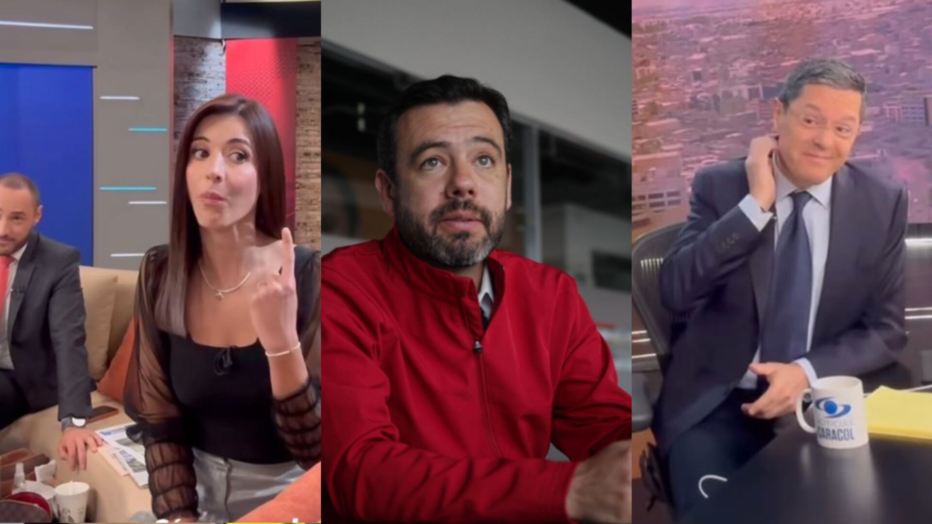 Periodistas de Noticias Caracol, Carlos Galán hablar de ideas para ahorrar agua