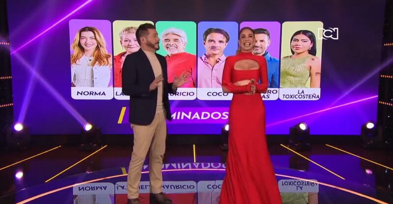 Placa de nominados de 'La Casa de los Famosos'