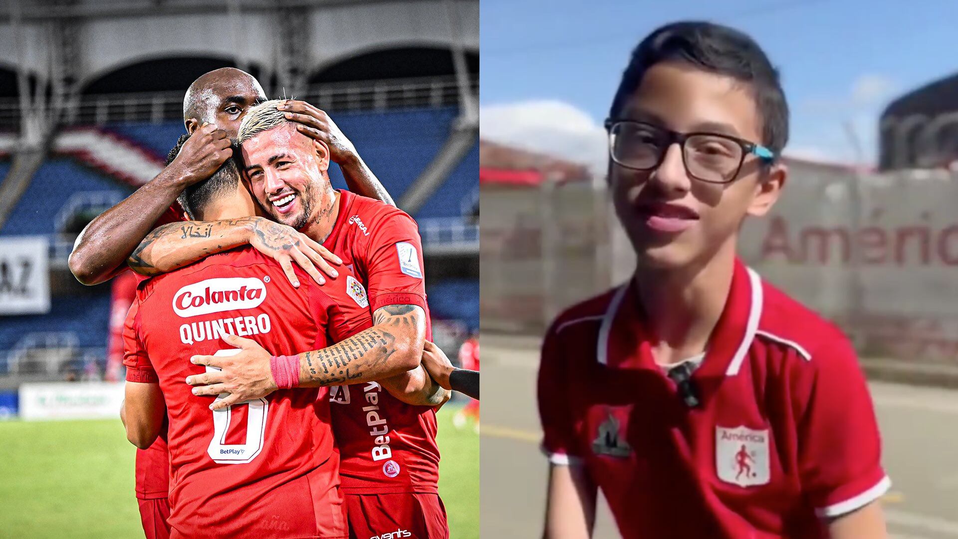 Hincha del América - Fotos: Redes sociales del equipo y captura de pantalla