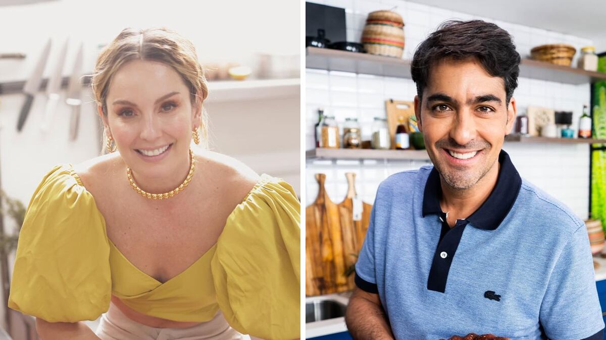 Claudia Bahamón y Chris Carpentier