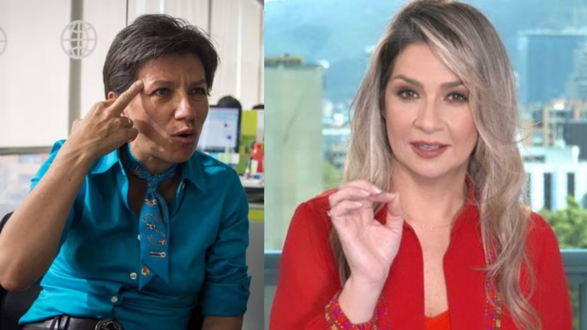 Claudia López se fue en contra de Vicky Dávila y de quienes la culpan por la inseguridad en Bogotá