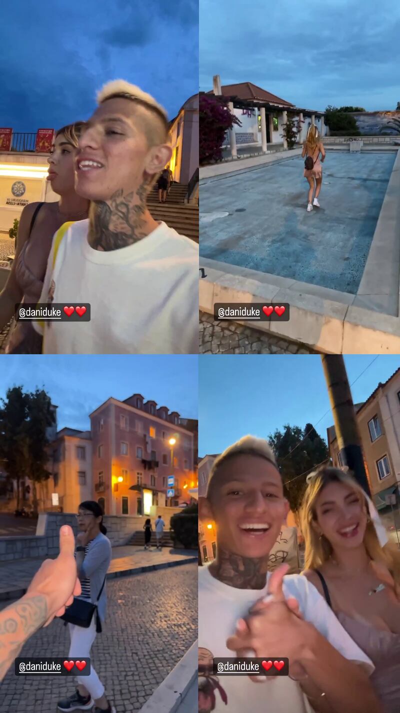 'La Liendra' y Dani Duke se bebieron hasta el agua de los floreros e hicieron el ridículo en Portugal